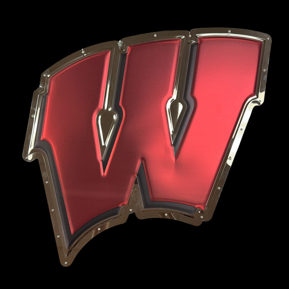 Wisconsin - Motion W Metal Sign
