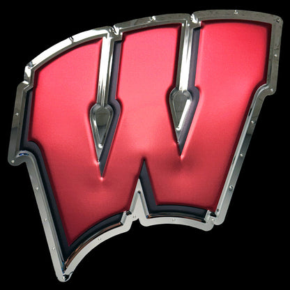 Wisconsin - Motion W Metal Sign