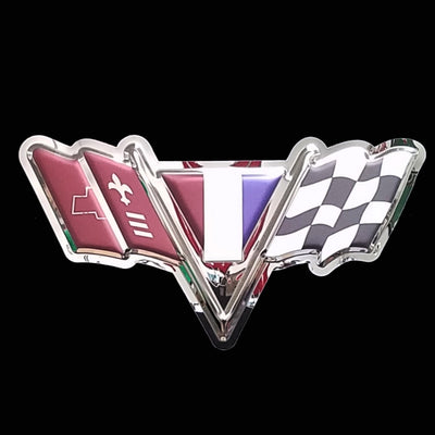 embossed mirror polished stainless steel sign décor Chevrolet 1967 camaro