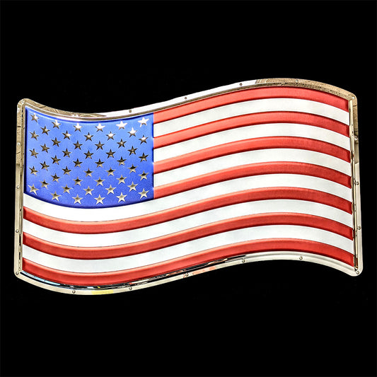 American Flag Metal Sign