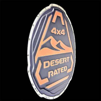 Jeep Desert Rated Badge Metal Sign