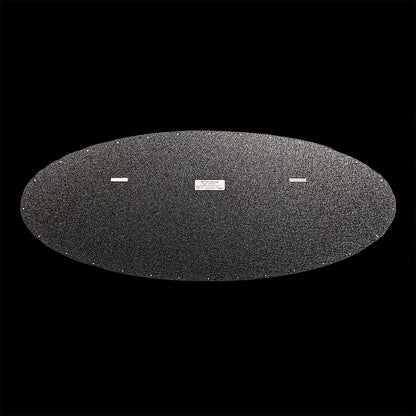 embossed mirror polished stainless steel sign décor ford blue oval back
