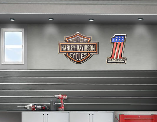 Harley Davidson Shield Metal Sign