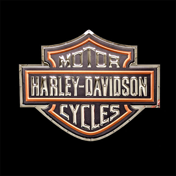 Harley Davidson Shield Metal Sign