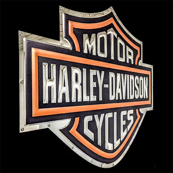 Harley Davidson Shield Metal Sign