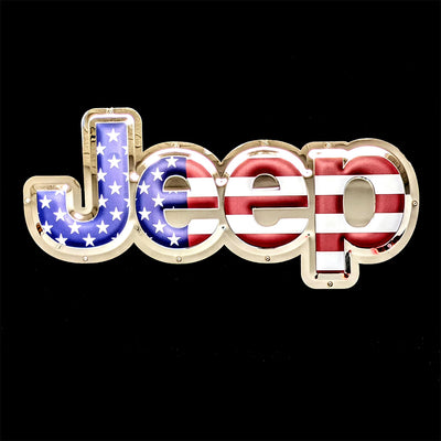 Jeep Logo Metal Sign