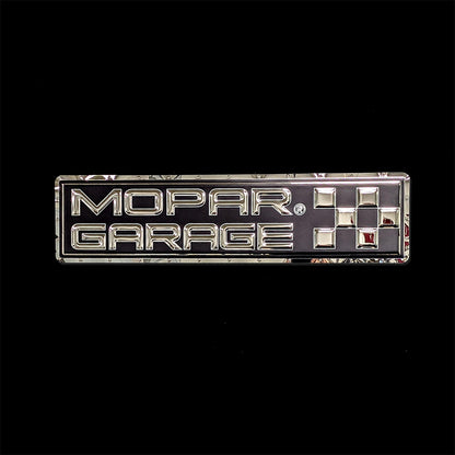 embossed mirror polished stainless steel sign garage décor Mopar garage