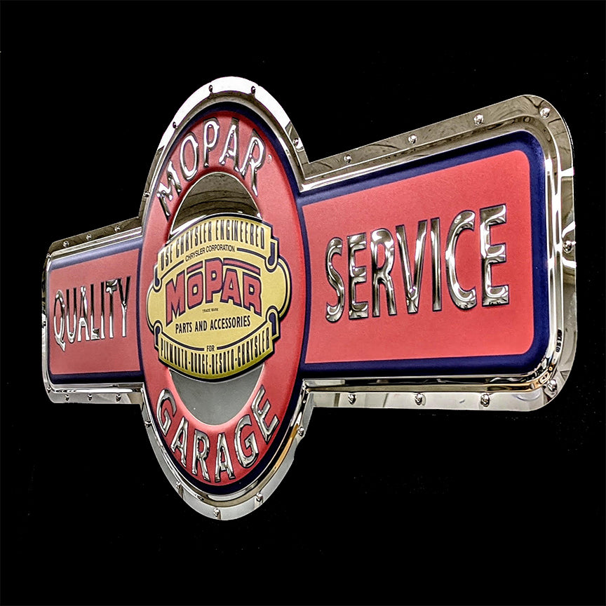 Mopar Retro Quality Service Metal Sign