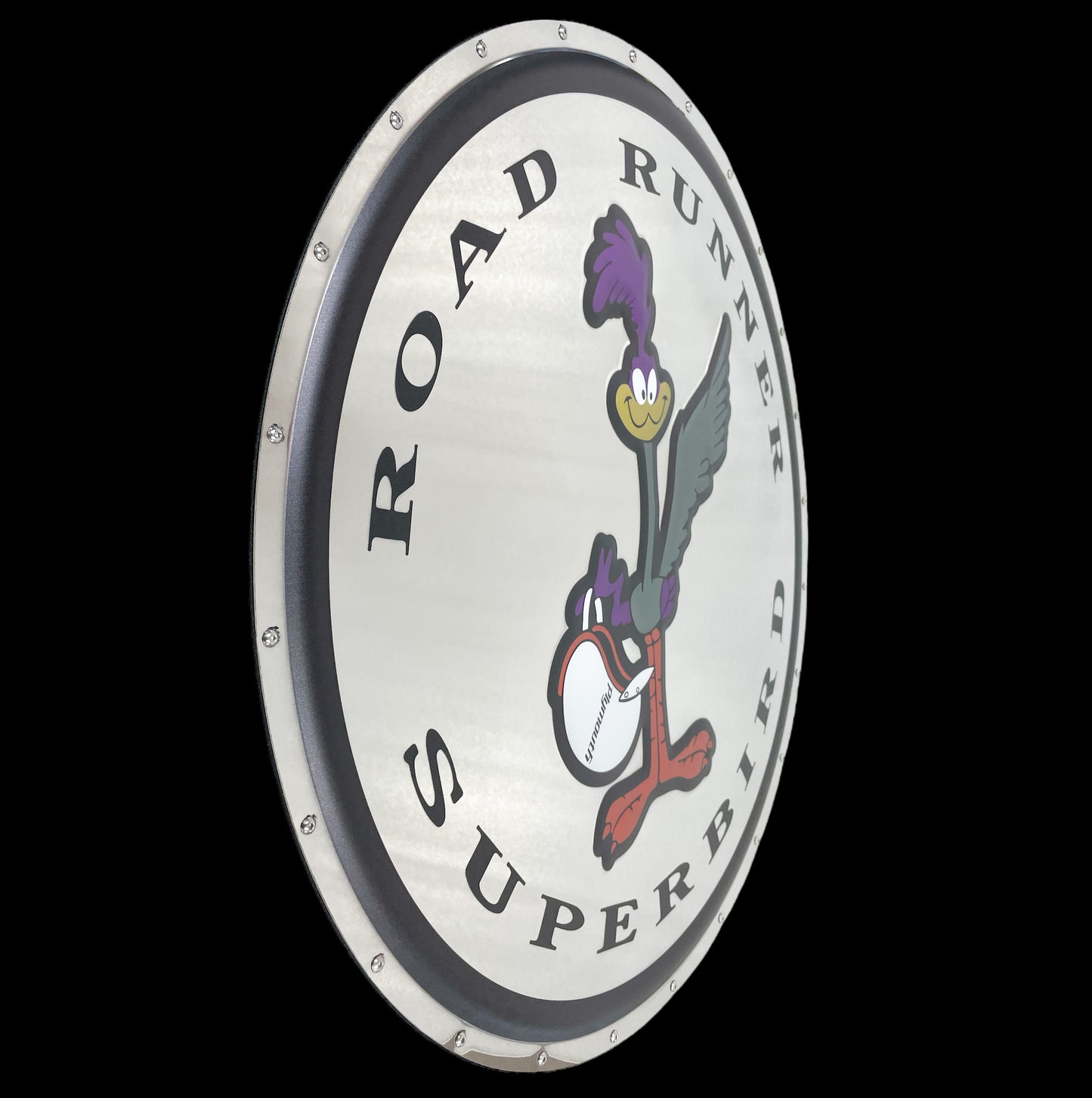 Plymouth Road Runner Superbird Metal Badge