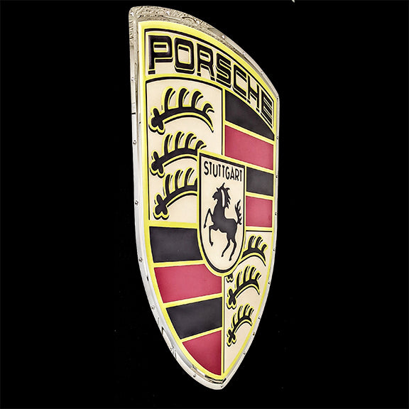 Porsche Crest Metal Sign
