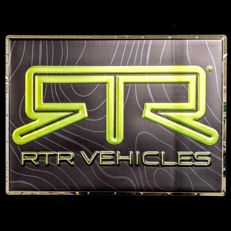 RTR Vehicles XL Metal Sign