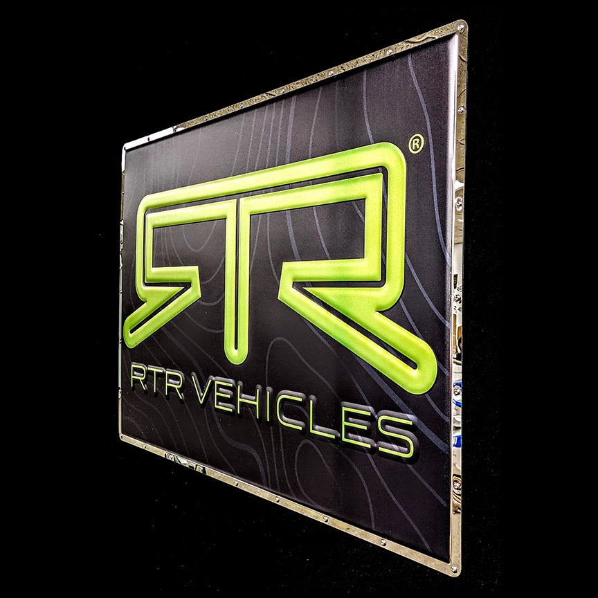RTR Vehicles XL Metal Sign