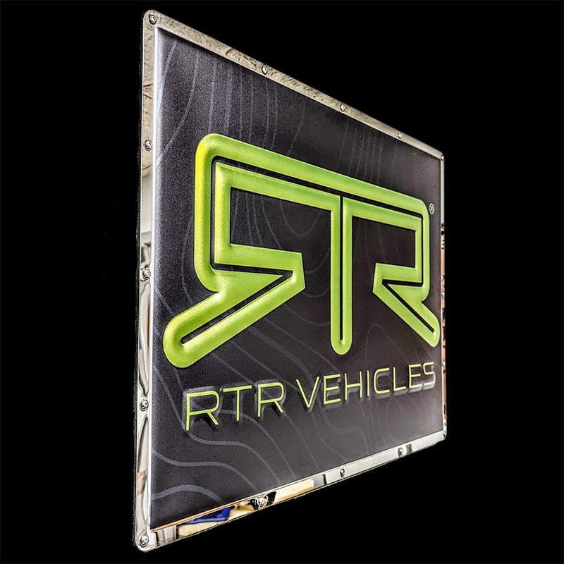 RTR Vehicles Large Metal Sign