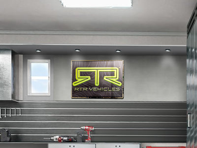 RTR Vehicles XL Metal Sign