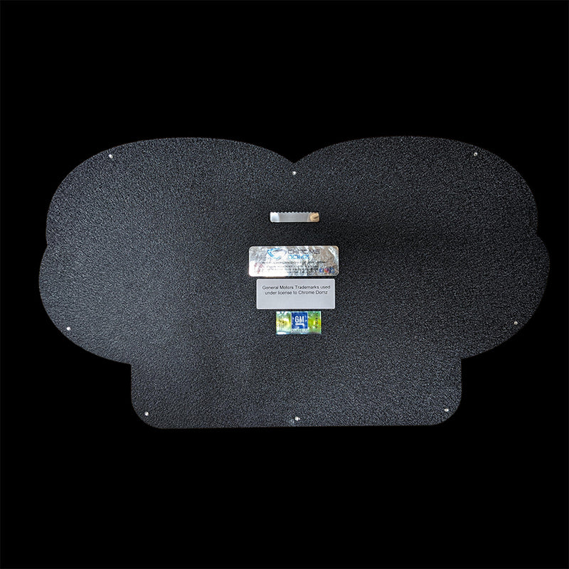 embossed mirror polished stainless steel sign Super Sport 427 back