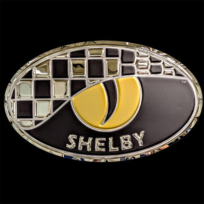 embossed mirror polished stainless steel sign garage décor Shelby American Series 1