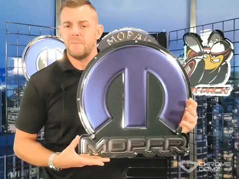 MOPAR Omega Logo Metal Sign
