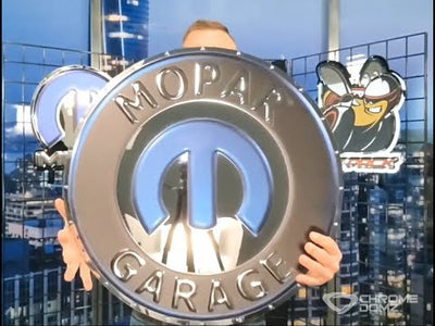 Mopar Garage Omega M Metal Sign