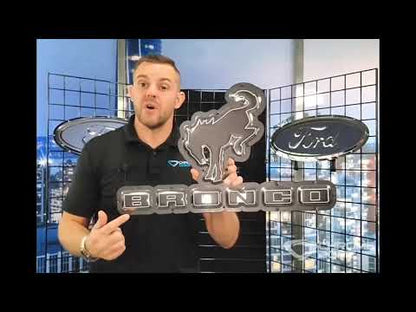 Ford Bronco Wordmark Emblem Metal Sign