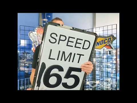 Speed Limit 165 Metal Sign