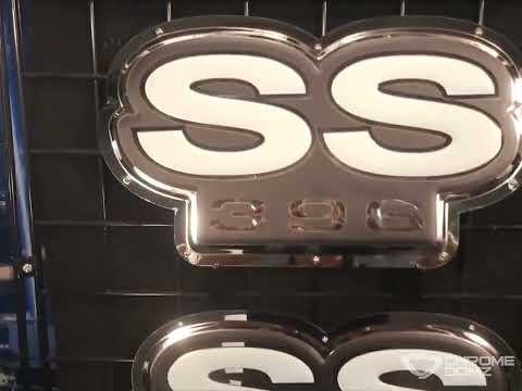 Chevrolet Super Sport Badge Metal Sign – Chrome Domz