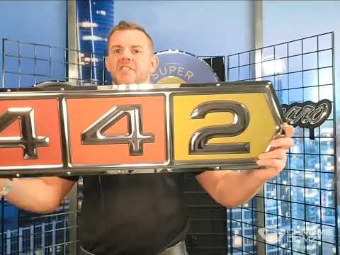 Oldsmobile 442 Metal Sign – Chrome Domz Oldsmobile 442 Metal Sign – Chrome Domz
