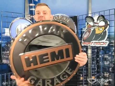 Mopar Garage HEMI Metal Sign