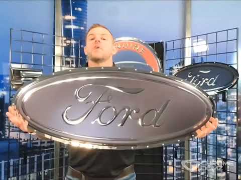 Ford Oval Logo Extra Large Metal Sign