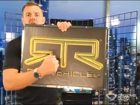 RTR Vehicles Large Metal Sign