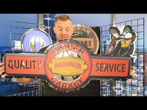 Mopar Retro Quality Service Metal Sign