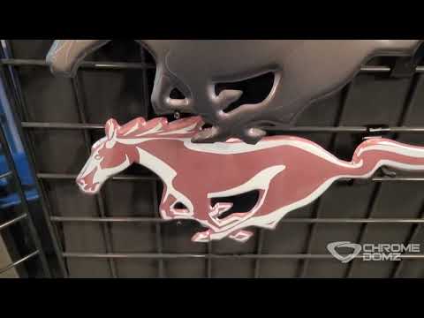 Ford Mustang Horse Emblem Metal Sign