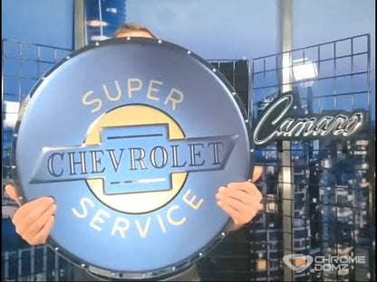 Chevrolet Super Service Metal Sign