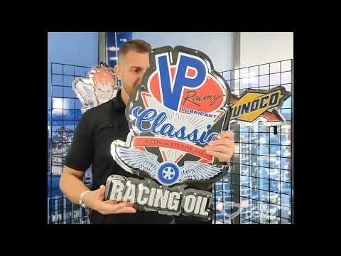 VP Racing Fuels Classic Racing Oil Metal Sign