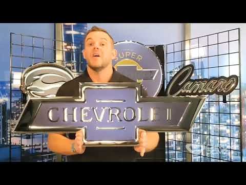 Chevrolet Classic Bow Tie Metal Sign XL