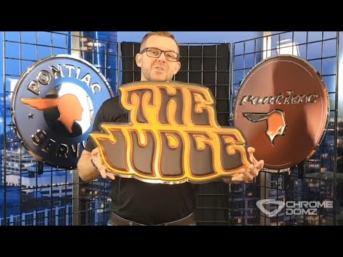 Pontiac Judge Metal Sign – Chrome Domz